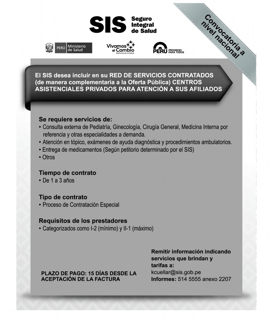 aviso convocatoria sis