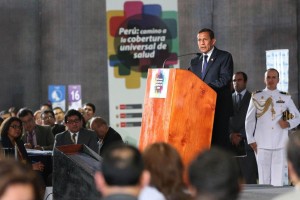 Presidente Humala apuesta por la universalización de la salud para todos los peruanos